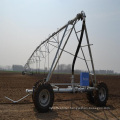 lateral pivot irrigation system